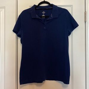 Navy blue St John’s Bay collared shirt in size XL